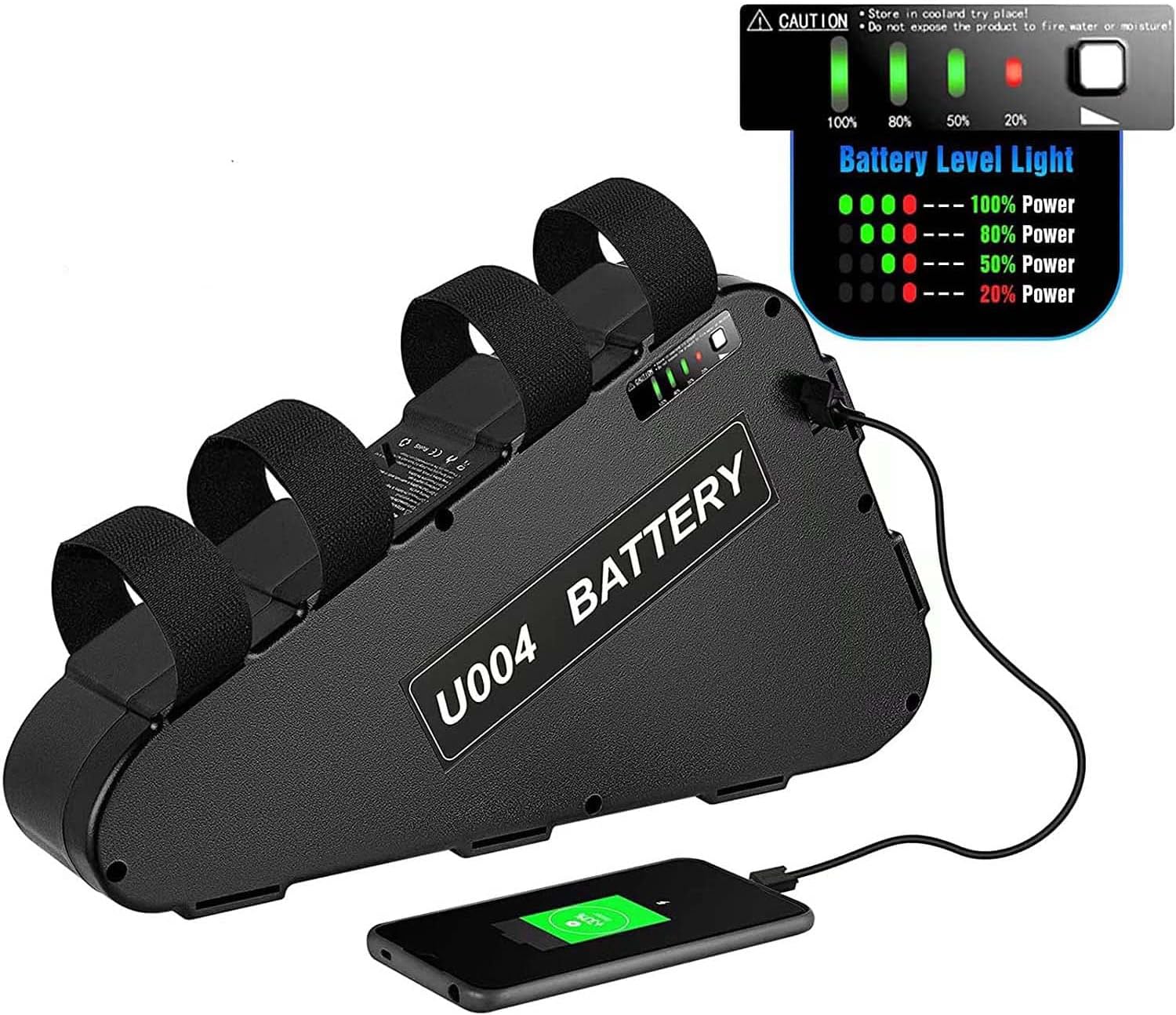 72V / 48V / 52V 28.8Ah / 24Ah / 20Ah Electric Bike Lithium Battery with Charger & BMS Board Z2503
