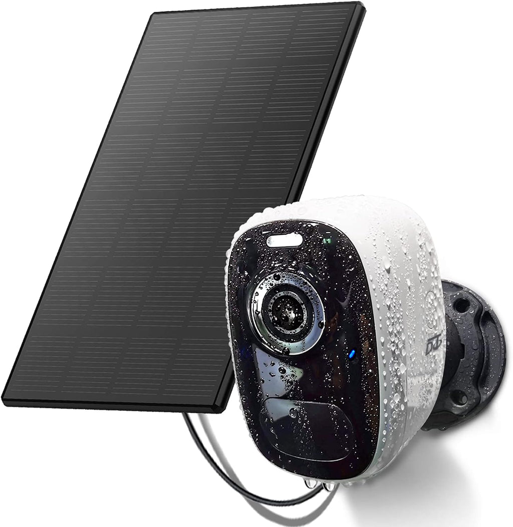 Wireless Outdoor Security Camera with Solar Panel, 1080P Color Night Vision, PIR Motion Sensor, Siren Alarm, 2-Way Audio, Waterproof U516740