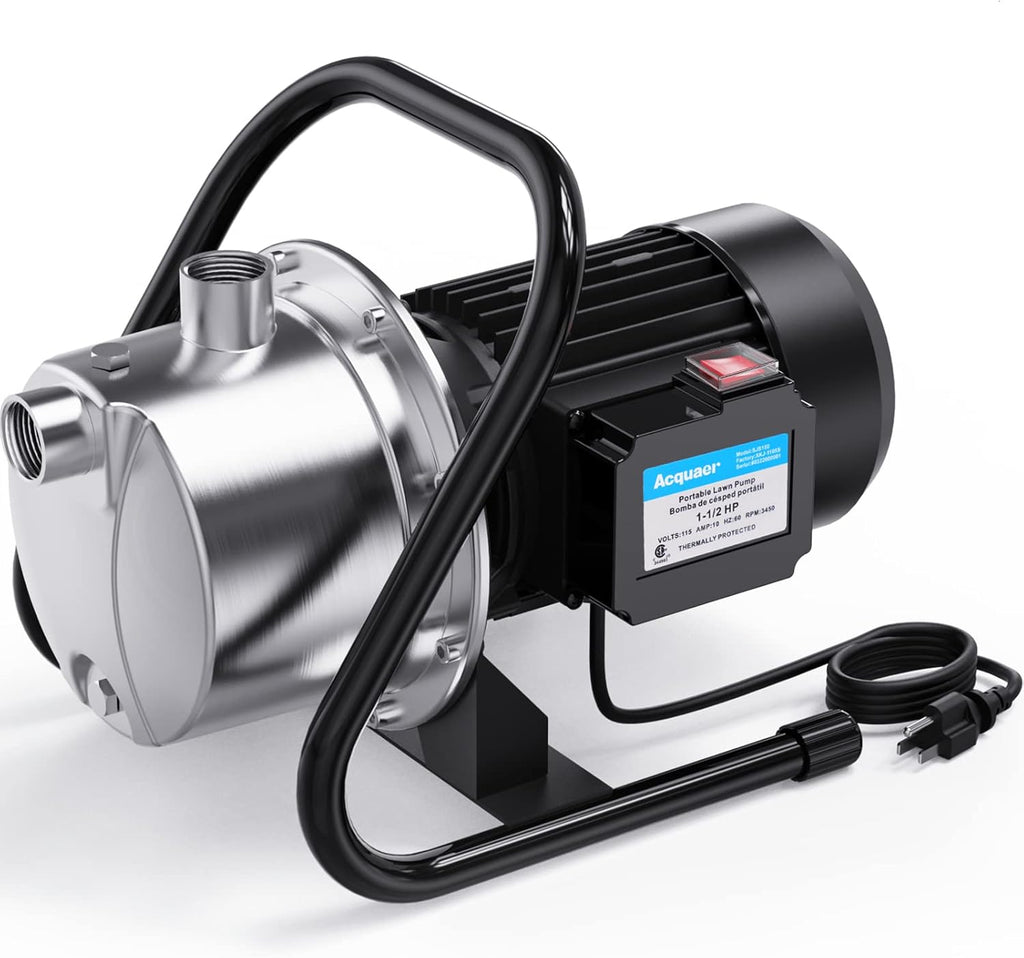 1.5HP Portable Stainless Steel Shallow Well Pump L639349
