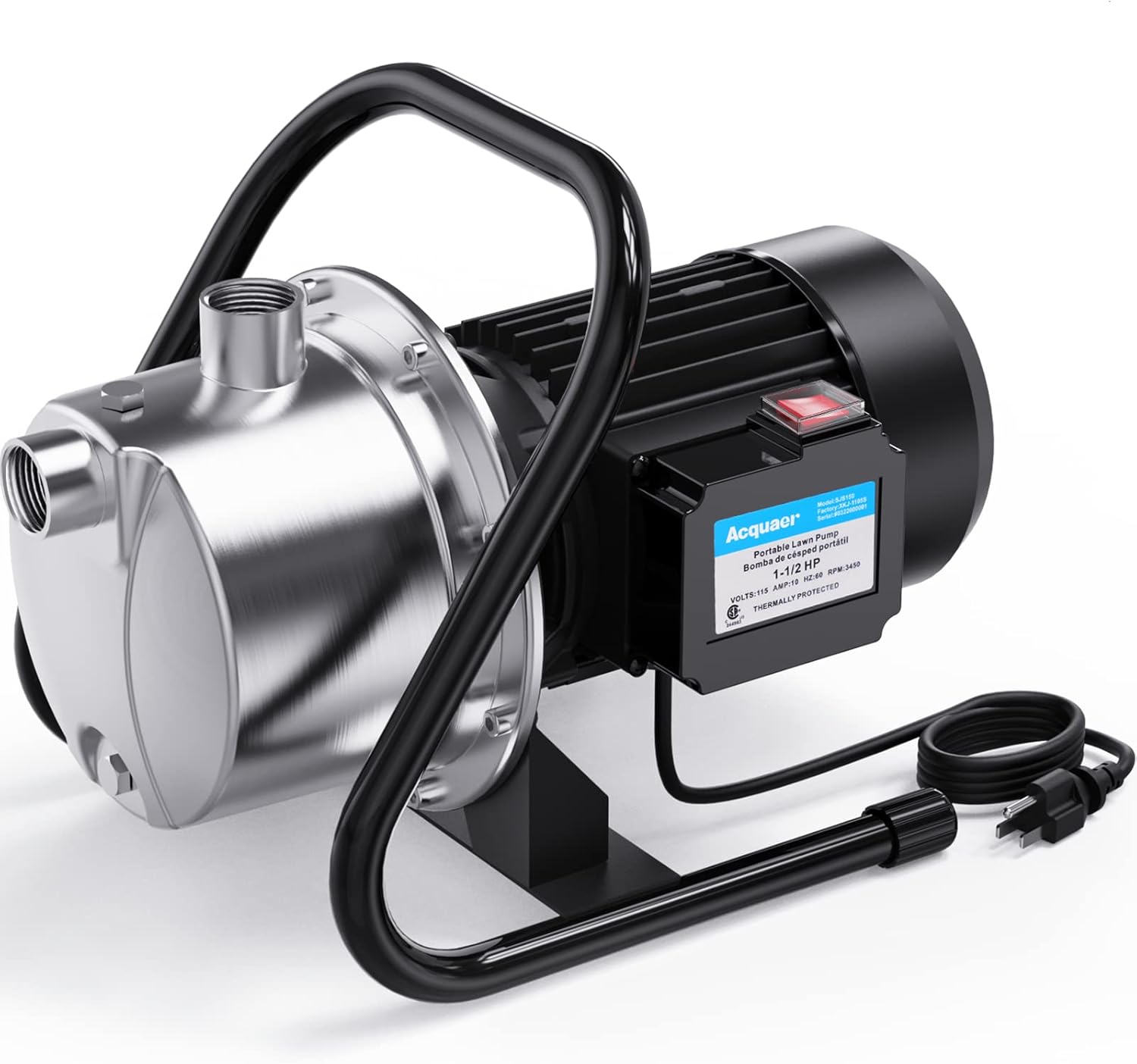 1.5HP Portable Stainless Steel Shallow Well Pump L639349
