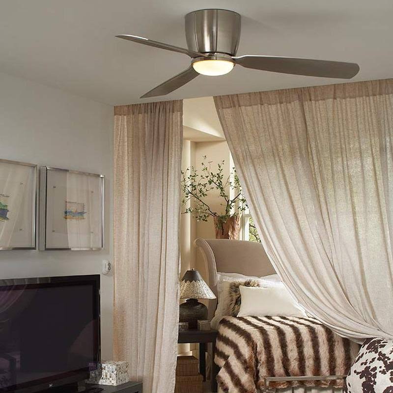 Brushed Nickel LED Ceiling Fan B282