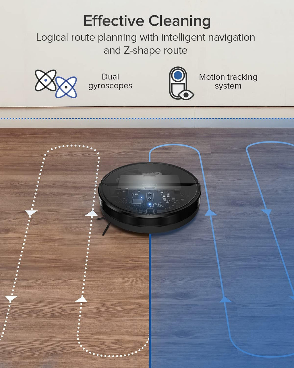 Robot Vacuum and Mop Combo with 2000 Pa Suction N81398