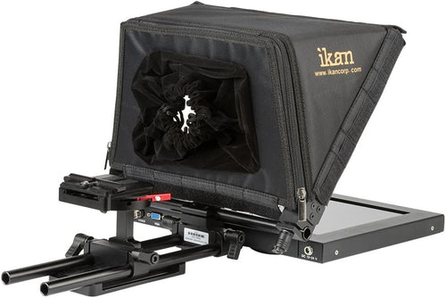 12-inch Portable Teleprompter Kit with Adjustable Glass Frame - Black P56036