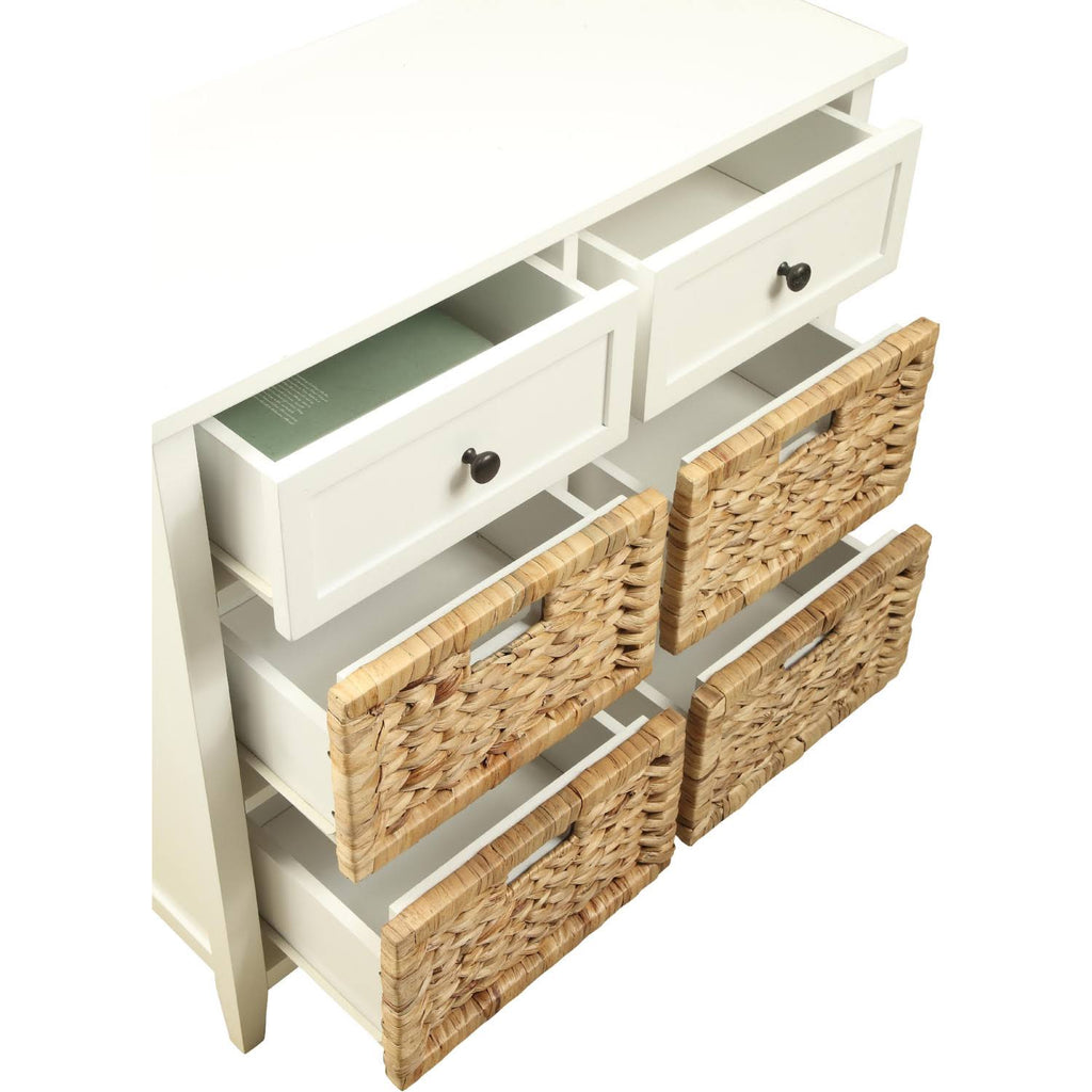 White 6-Drawer Accent Chest K283405