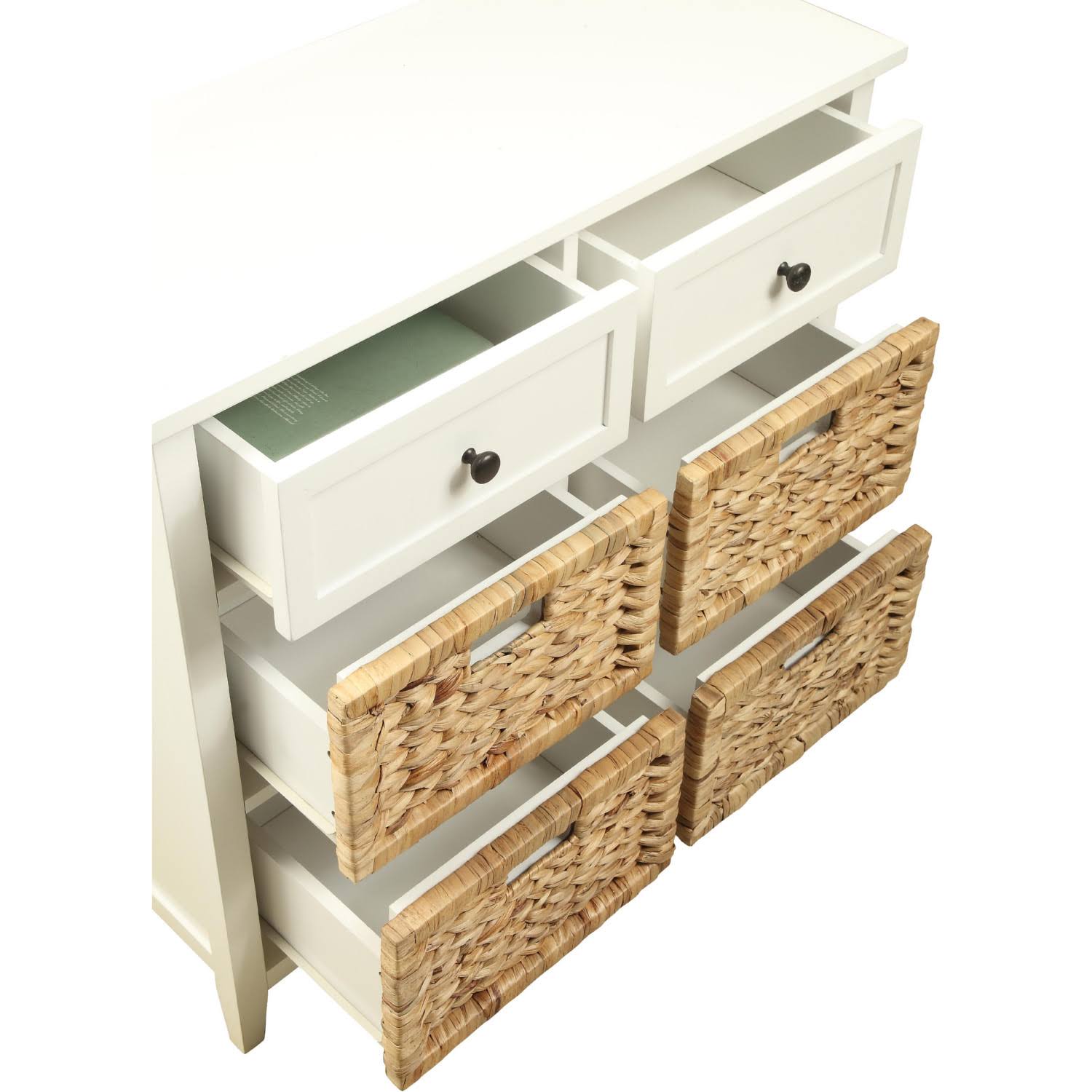 White 6-Drawer Accent Chest K283405