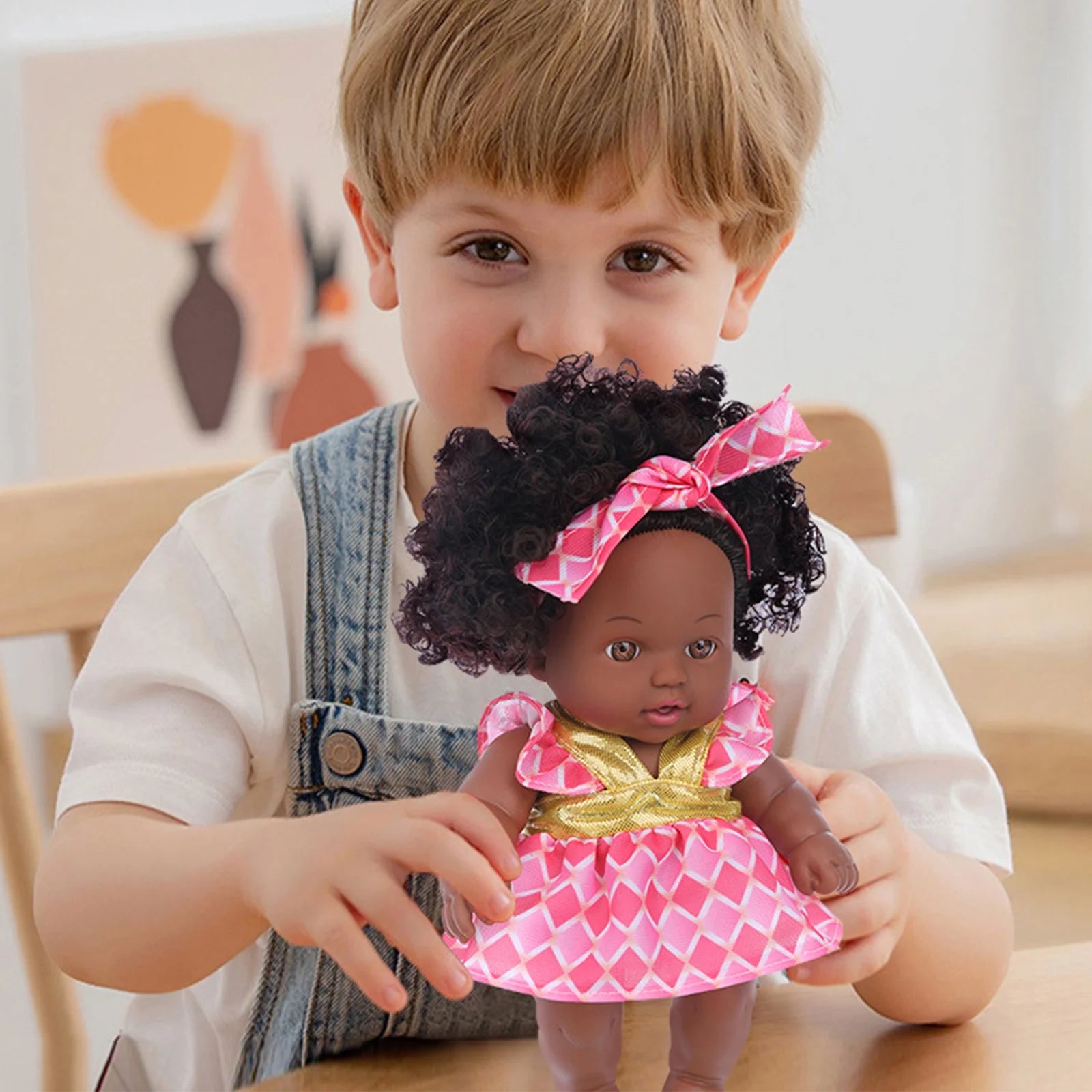 8 Inch Black Baby Dolls With Clothes N95450
