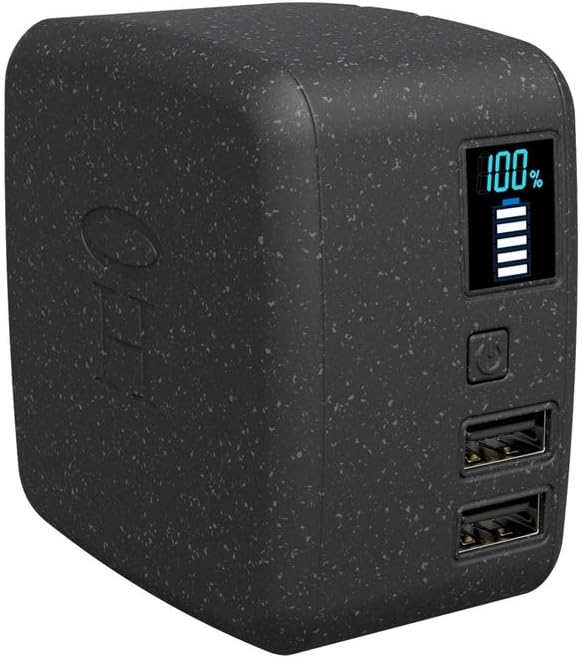 Blush Pink Portable Phone Charger Power Bank 10,000mAh Dual USB Pack of 2 K873
