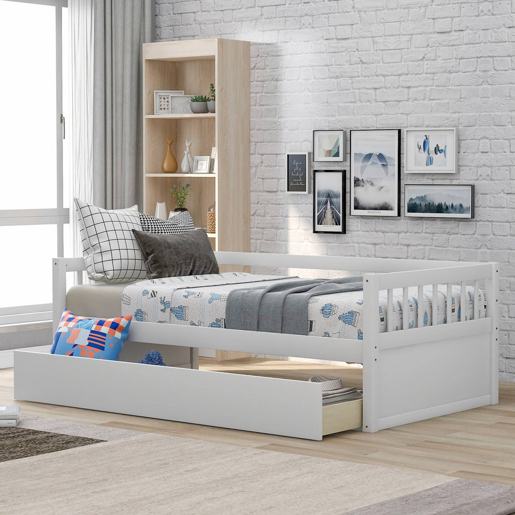 White Twin Size Daybed with 2 Drawers G5102