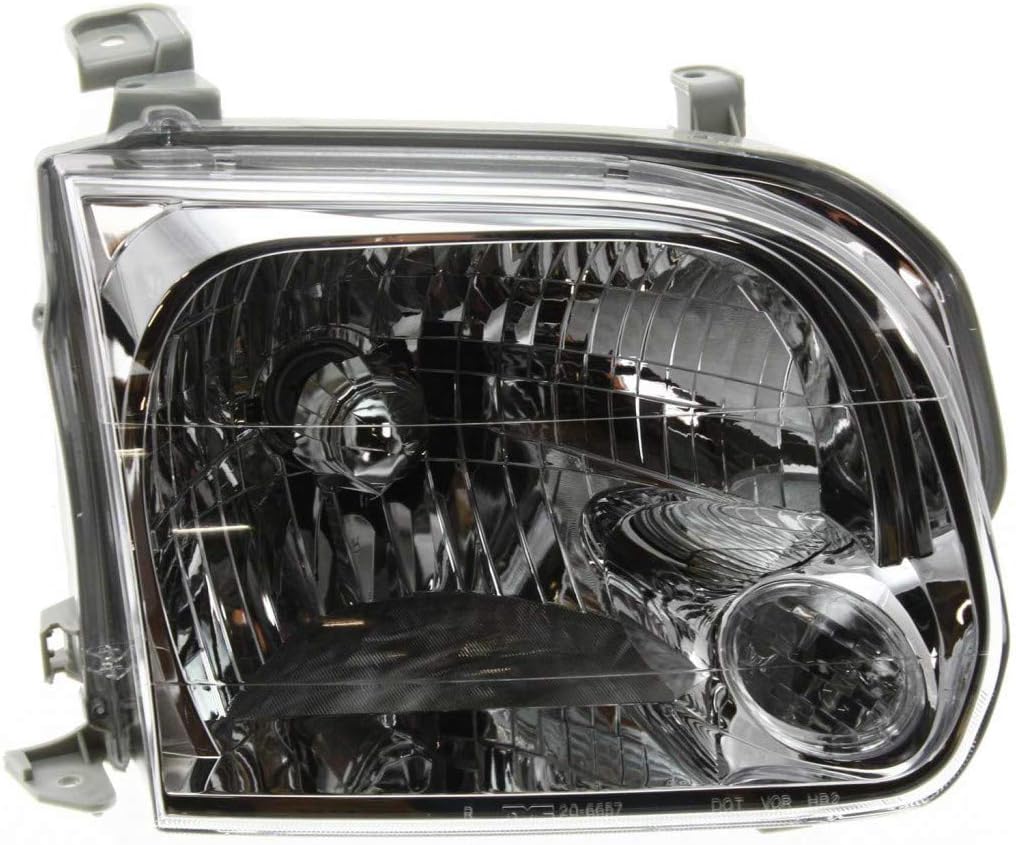 Headlight Assembly for 2005 2006 Toyota Sequoia Passenger Side Double Cab I321703