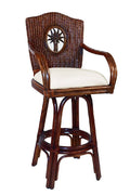 Swivel Rattan Counterstool Z1958