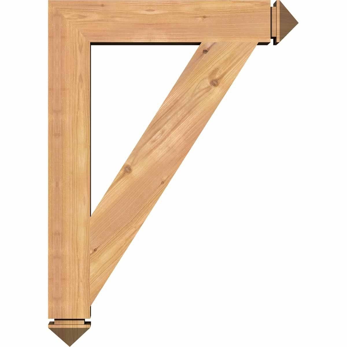 Western Red Cedar Traditional Arts & Crafts Bracket B23355