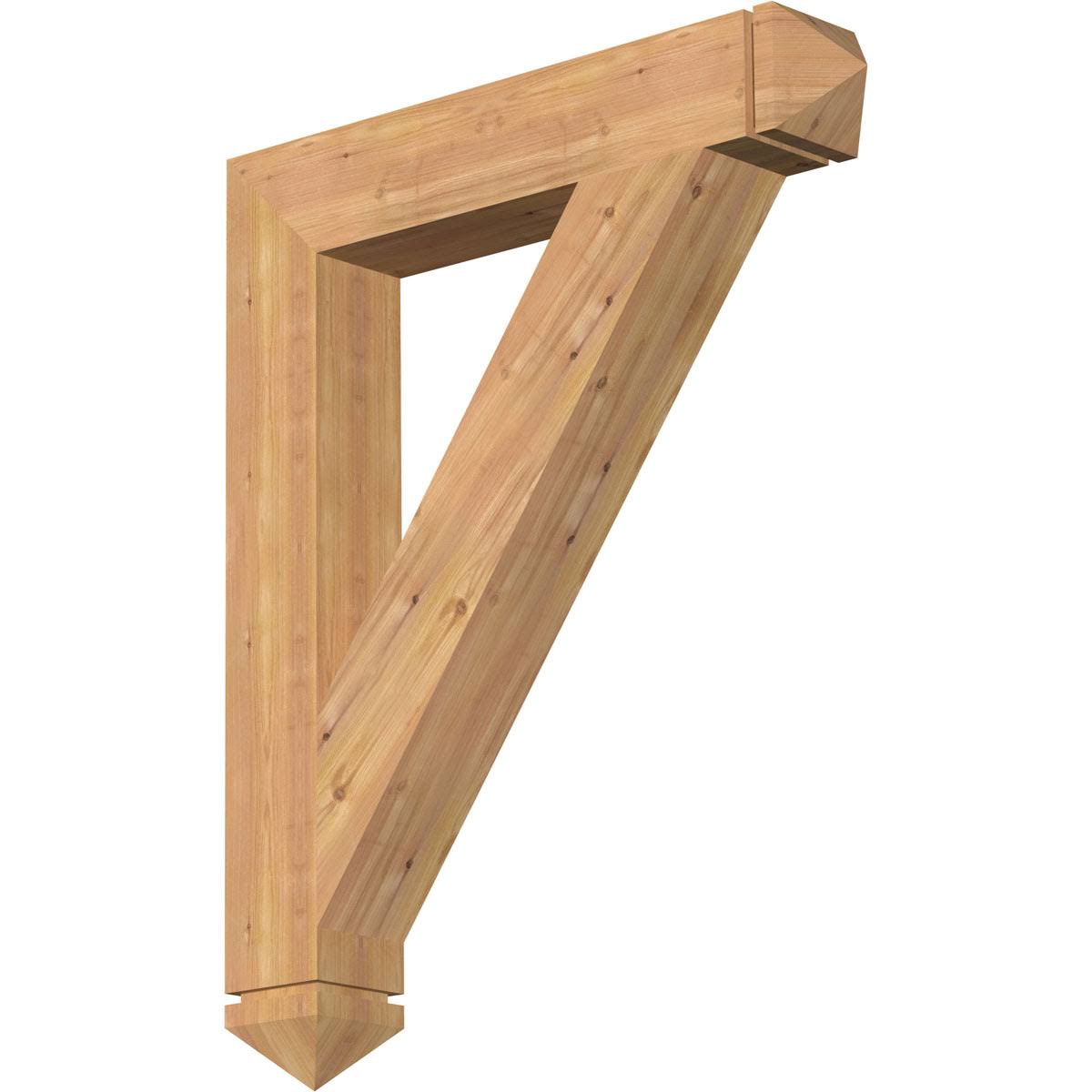 Western Red Cedar Traditional Arts & Crafts Bracket B23355