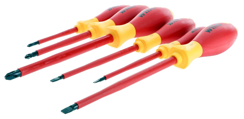 Slotted And Phillips Insulated Screwdriver Set, 1000 Volt Pack of 2 J714505