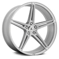 20x10.5 5x120.00 Brushed Silver Wheel D196