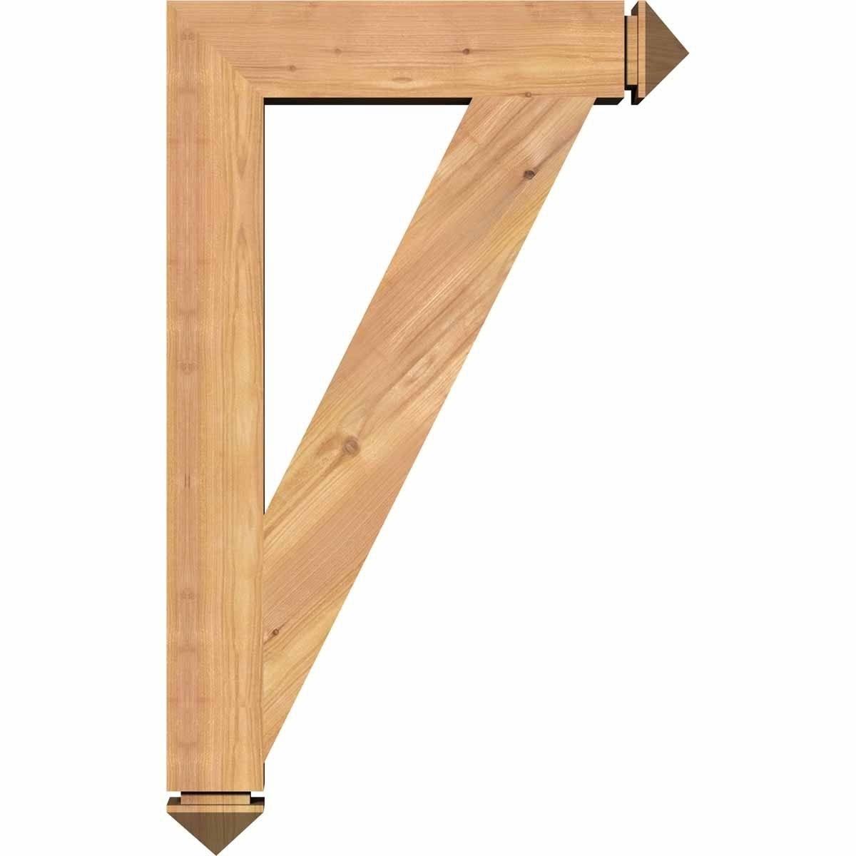 Western Red Cedar Traditional Arts & Crafts Bracket B23355
