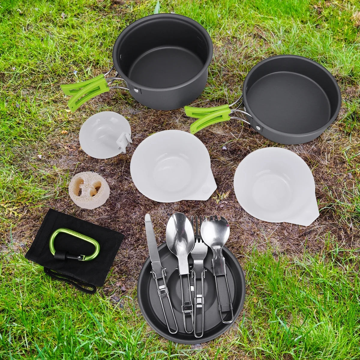 15 Pc Non Stick Outdoor Cookware Set J62853