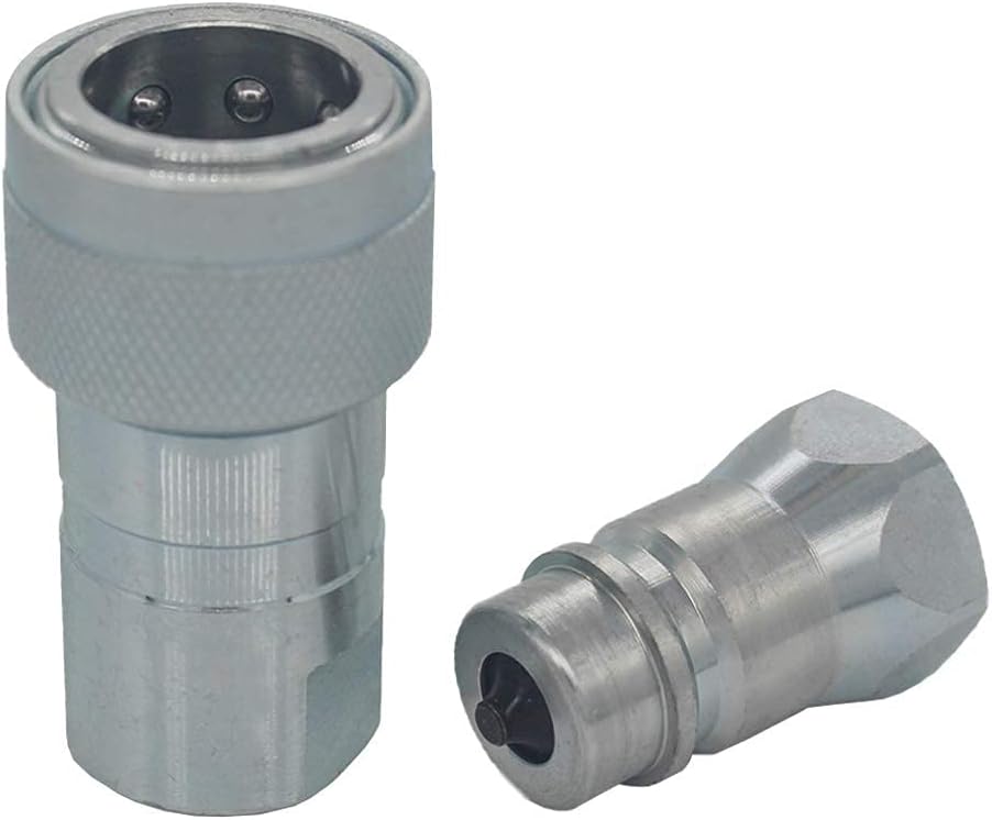 1/2'' Ag ISO5675 Carbon Steel Hydraulic Quick Connect Tractor Coupling with Dust Cap L413