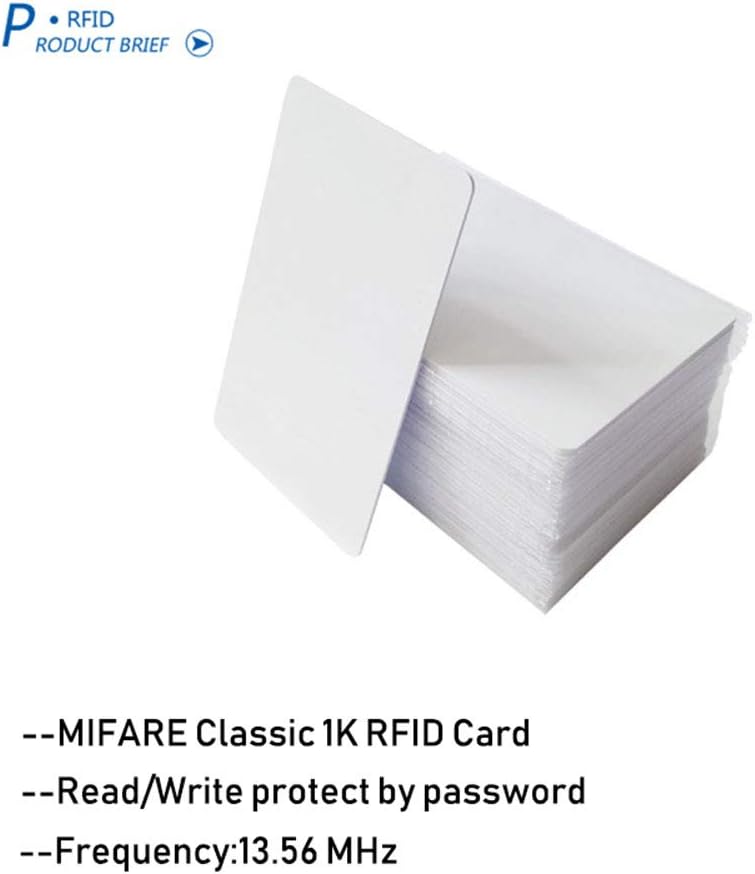 13.56MHz MIFARE Classic 1K RFID Smart Cards, ISO14443A Printable Blank RFID PVC Cards (200 pcs) C99115