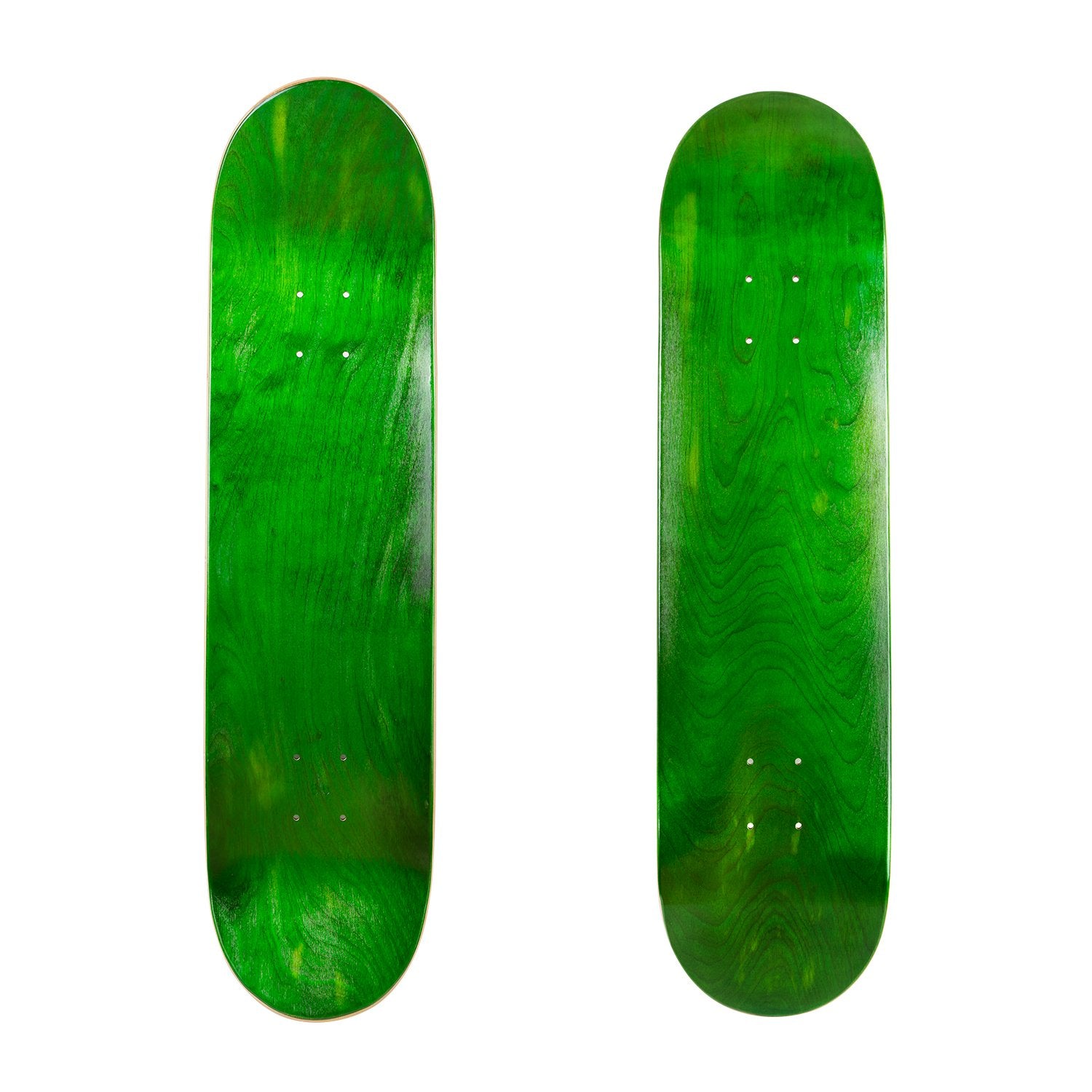 Green Maple Skateboard Deck with Color Grip Tape 8.5 Inch P594