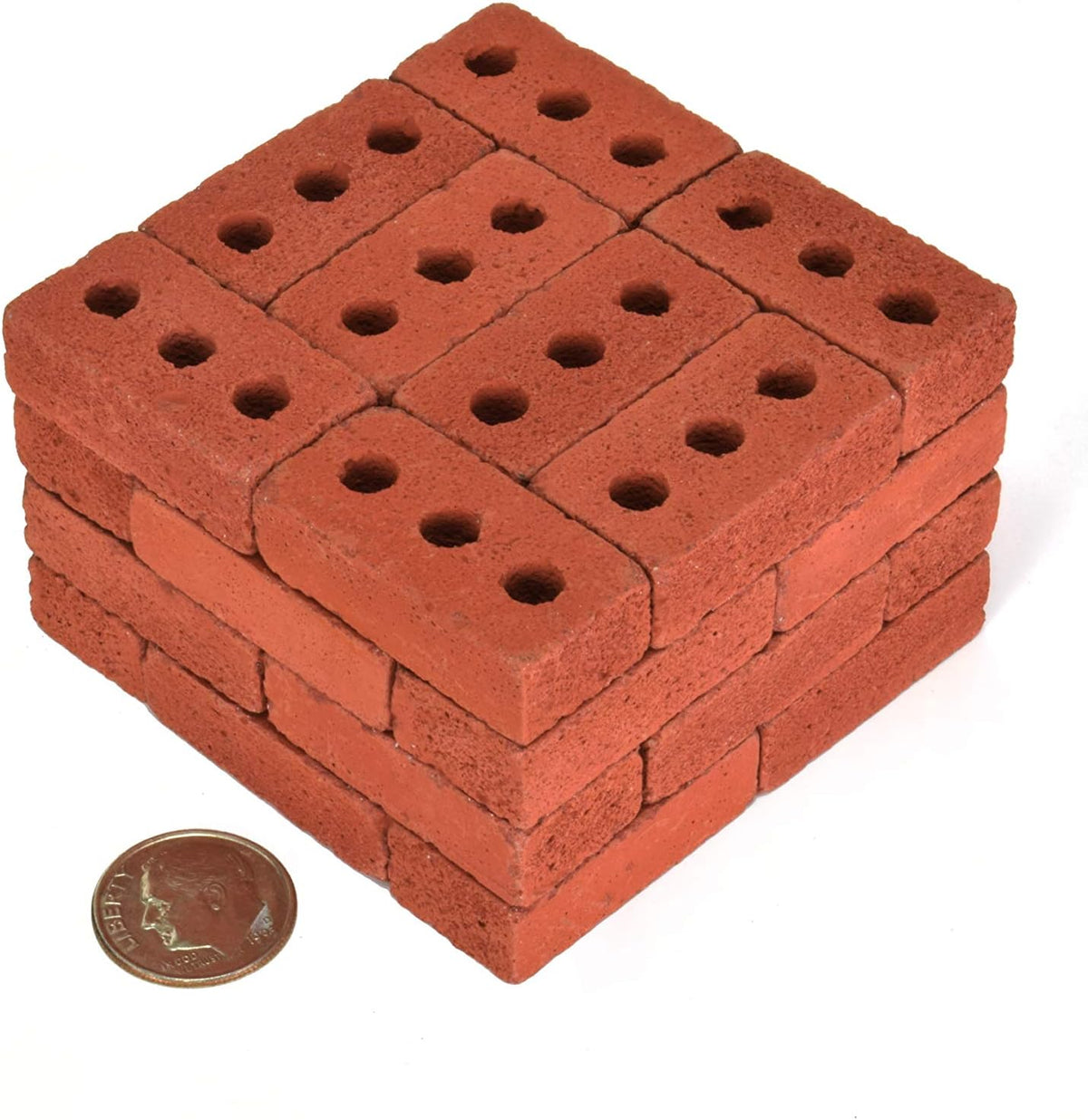 Mini Red Bricks, 1:6 Scale (160 Pack) G236