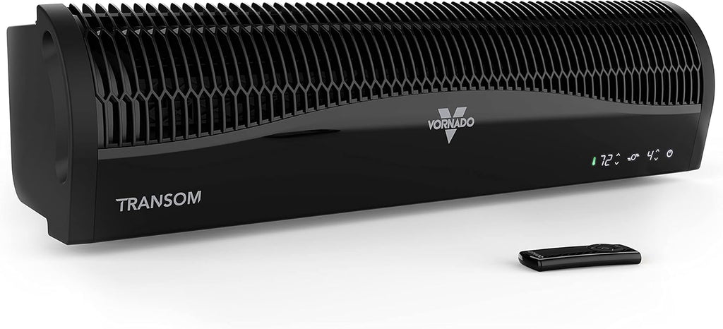Black Window Fan with 4 Speeds and Remote Control K995623