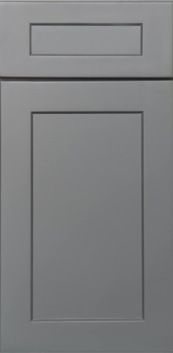 Grey 2 Doors 2 Drawers 1 Shelf Base Cabinet C7549