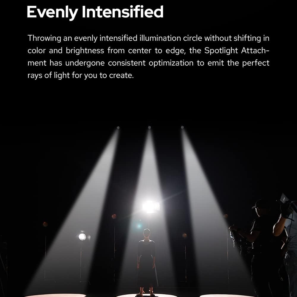 19° Projection Lens Spotlight Attachment for Bowen Mount LED Video Light V54780