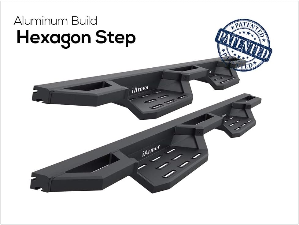 Drop Steps Running Boards Rocker Slider for Ford F150 Super Cab & F-250 F-350 Super Duty K507