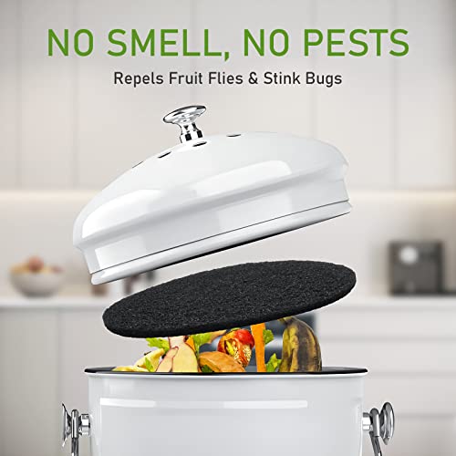 6 Pack Activated Charcoal Filters for Compost Bin I21055
