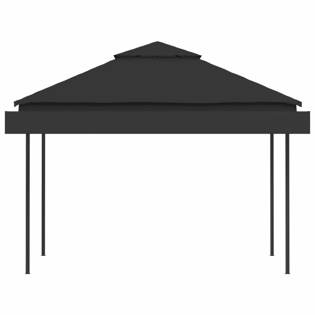9.8'x9.8'x9' Anthracite Gazebo V1179