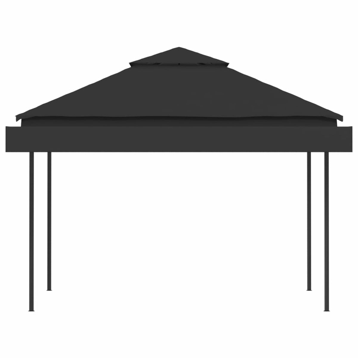 9.8'x9.8'x9' Anthracite Gazebo V1179