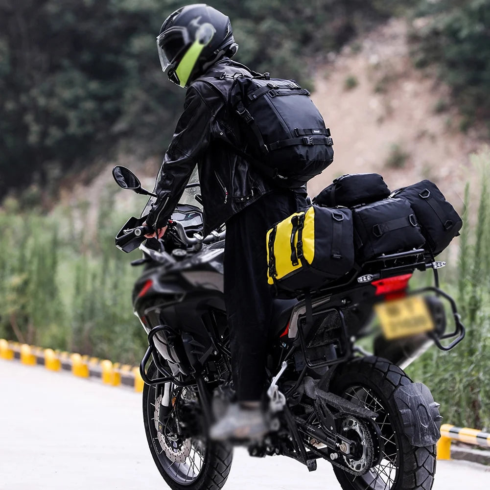Waterproof Motorcycle Saddle Rack Trunk Luggage Bag H31910