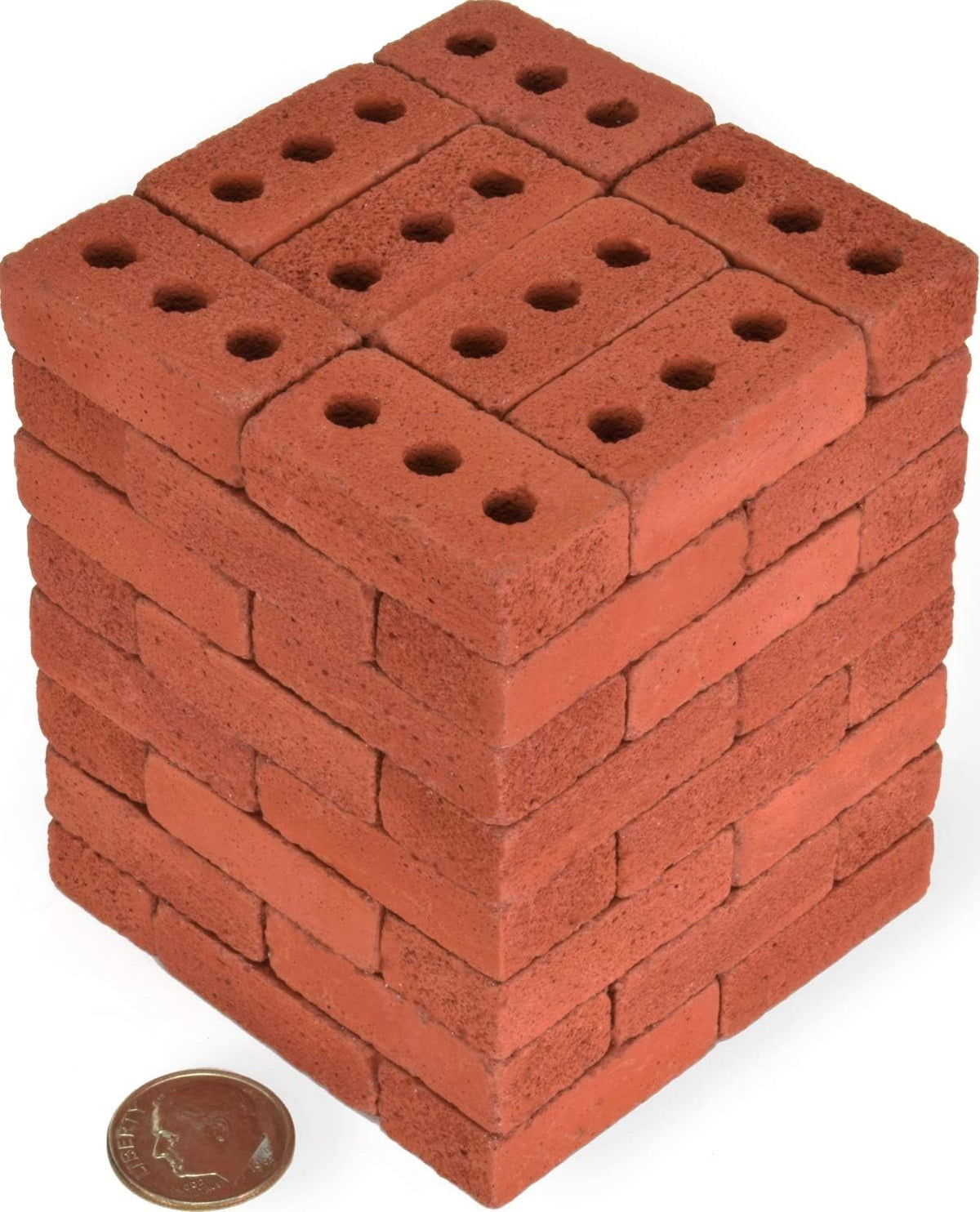 Mini Red Bricks, 1:6 Scale (160 Pack) G236