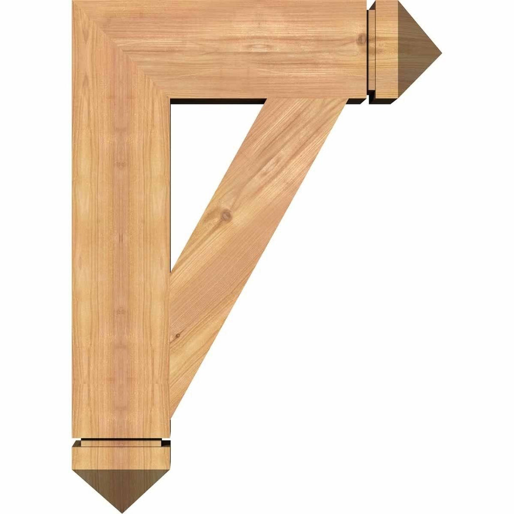 Western Red Cedar Traditional Arts & Crafts Bracket B23355