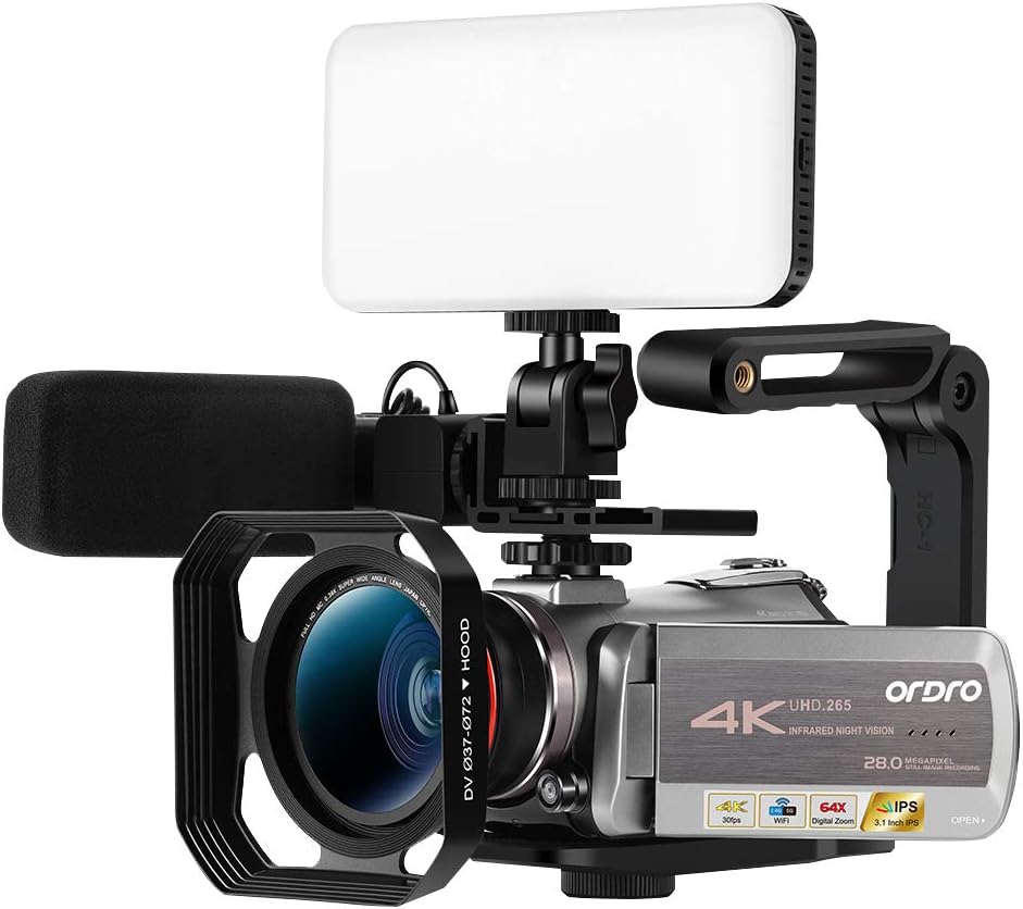 4K Camcorder Video Camera W909