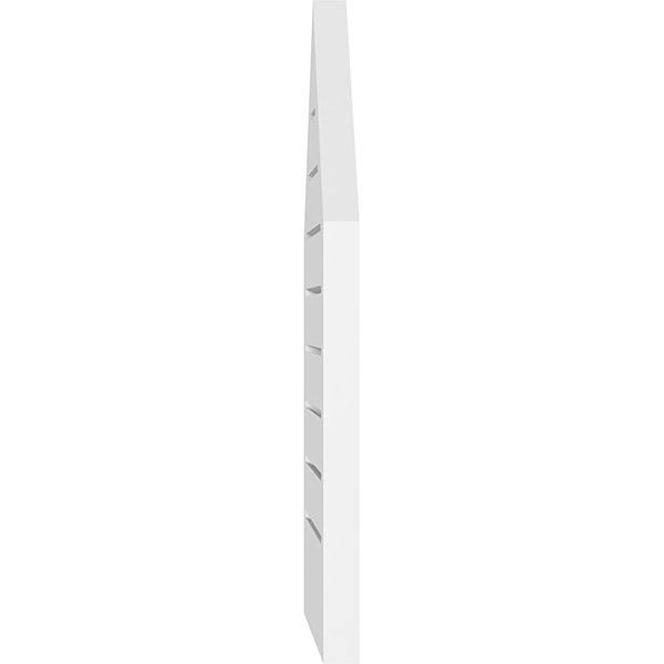 Peaked Top Surface Mount PVC Gable Vent W790
