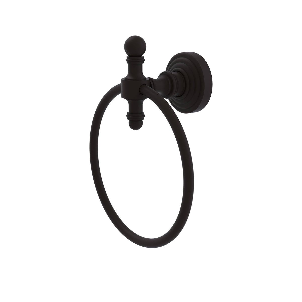 Matte Gray Towel Ring U74836