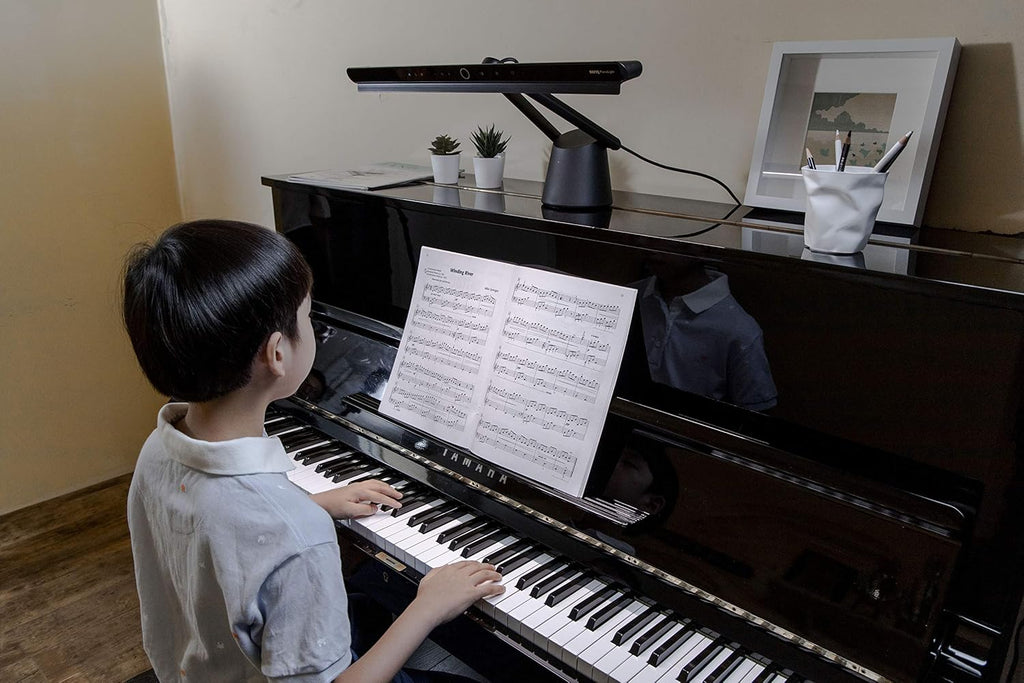 Black PianoLight with 6 Color Modes J657