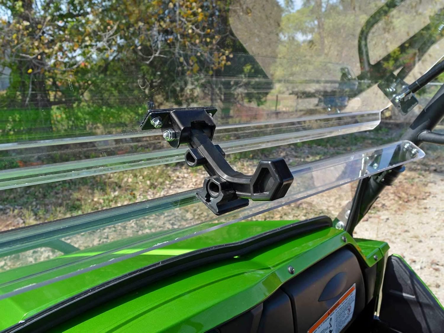 Flip Windshield for Kawasaki Teryx 4 750 / 800 / 4 800, 1/4 Thick Polycarbonate B453