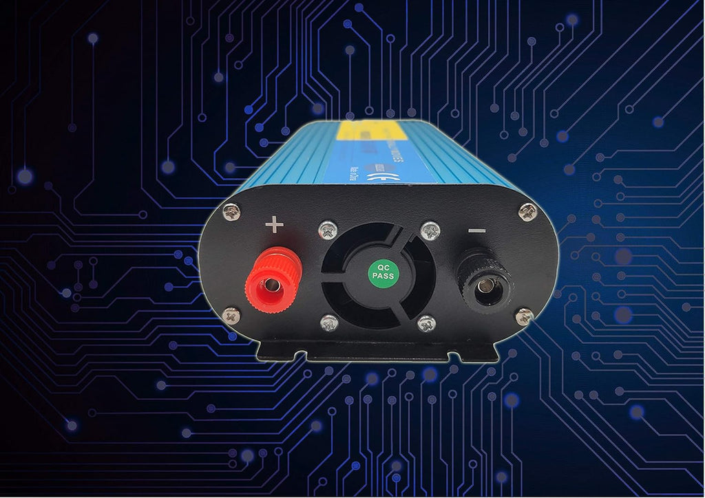 500W Pure Sine Wave Power Inverter DC 12V to AC 110V with 2.1A USB Charging Port and 2 AC Outlets, Pack of 2 F420
