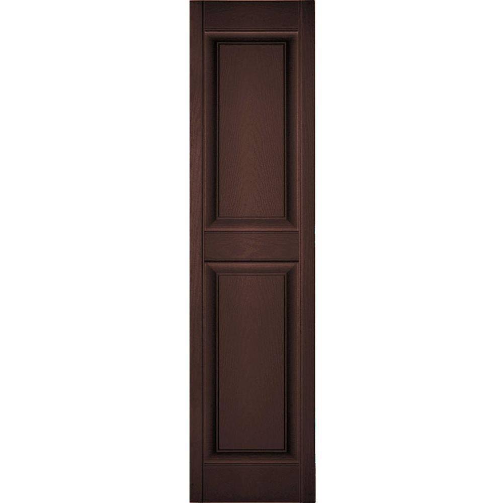 12 inch x 80 inch Vinyl Double Panel Shutters W5262
