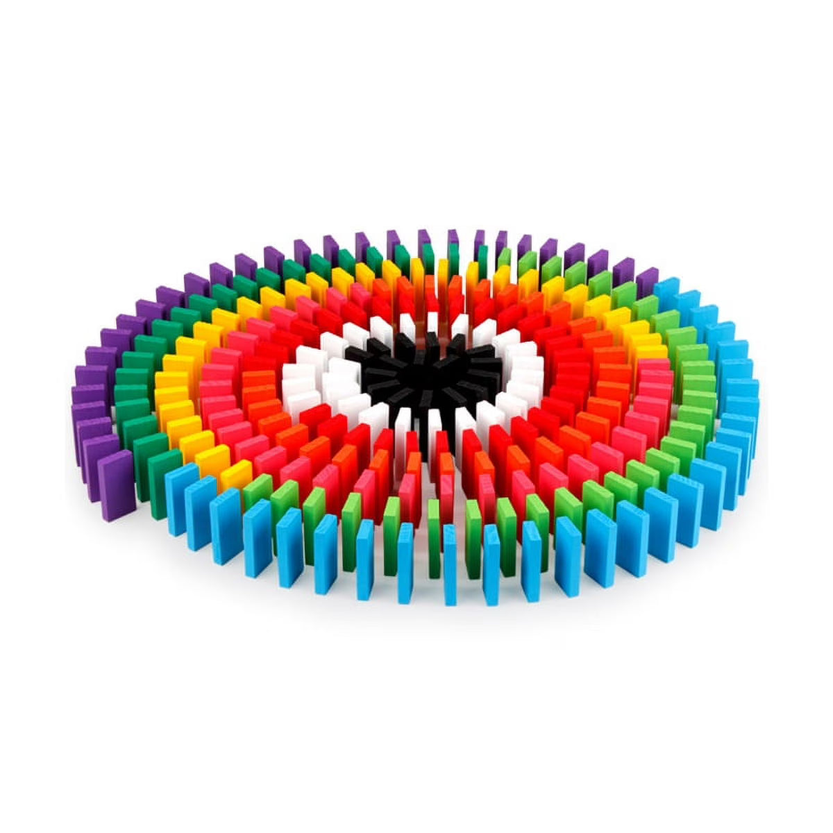 120Pcs Wooden Domino Blocks Building and Stacking Toy U80116