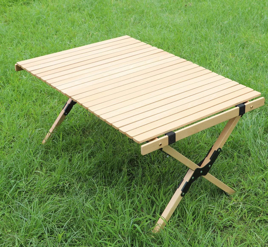 Camping Folding Wood Table U196814