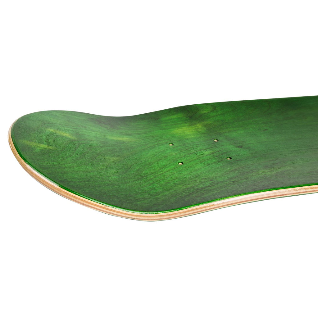 Green Maple Skateboard Deck with Color Grip Tape 8.5 Inch P594