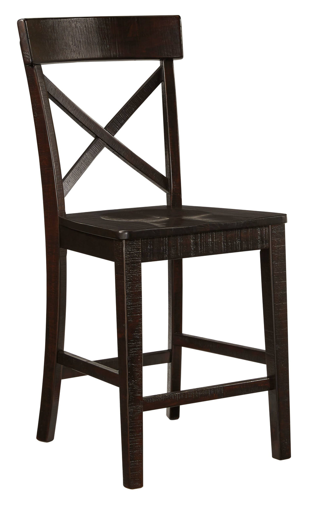 Dark Brown Barstool Set of 2 B671