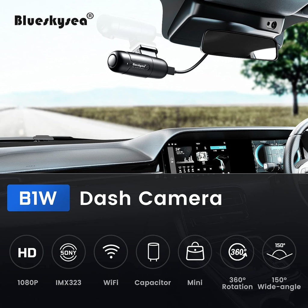 2 Pc Full HD 1080p Dash Cam with Super Capacitor V803367