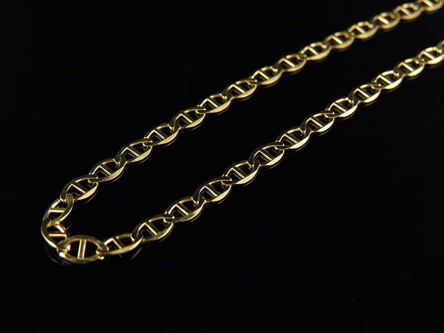 10K Solid Yellow Gold Mariner Style Chain 16-26 Inches Y236390