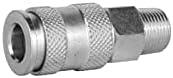 3/8" MNPT High Flow Steel Quick-Connect Coupler, Box of 10 F818161
