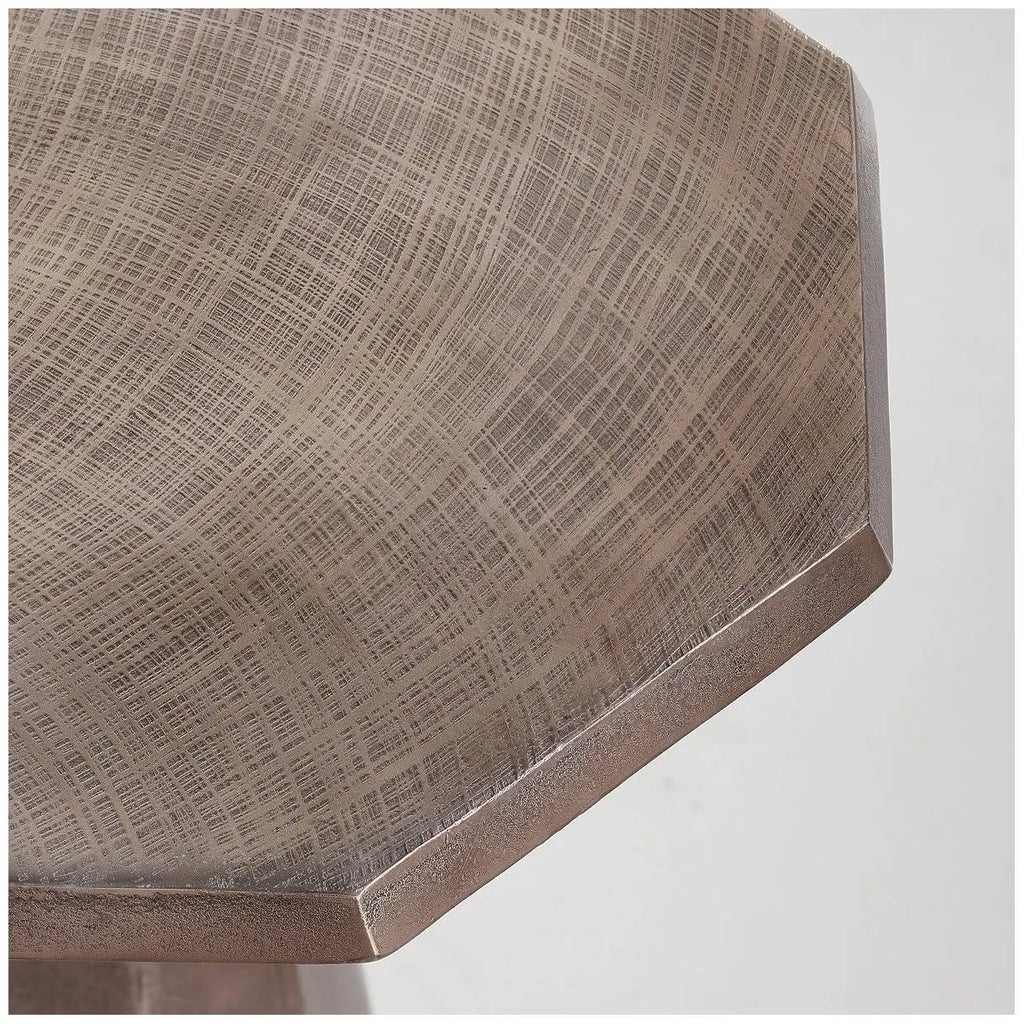 Textured Bronze Side Table R117