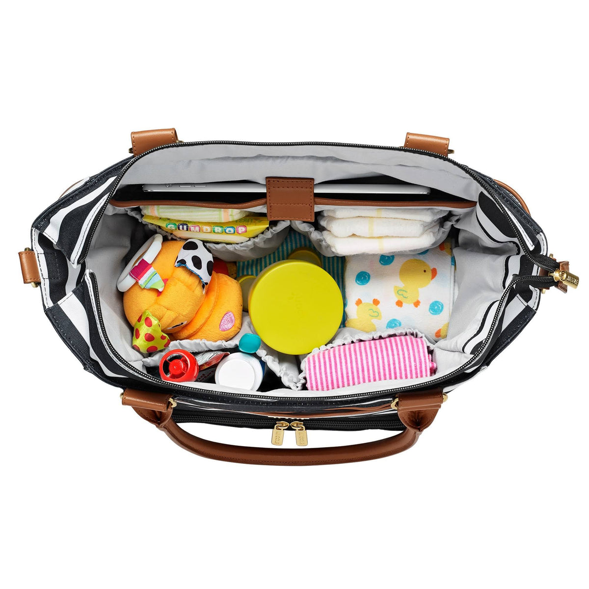Black & White Stripe Caprice T766